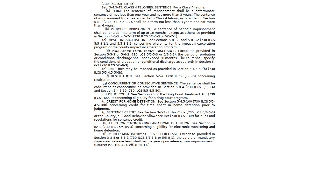 Ripley Brown County record check Class 4 felony statute