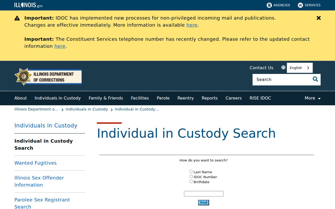 Versailles Brown County criminal records IDOC custody locator